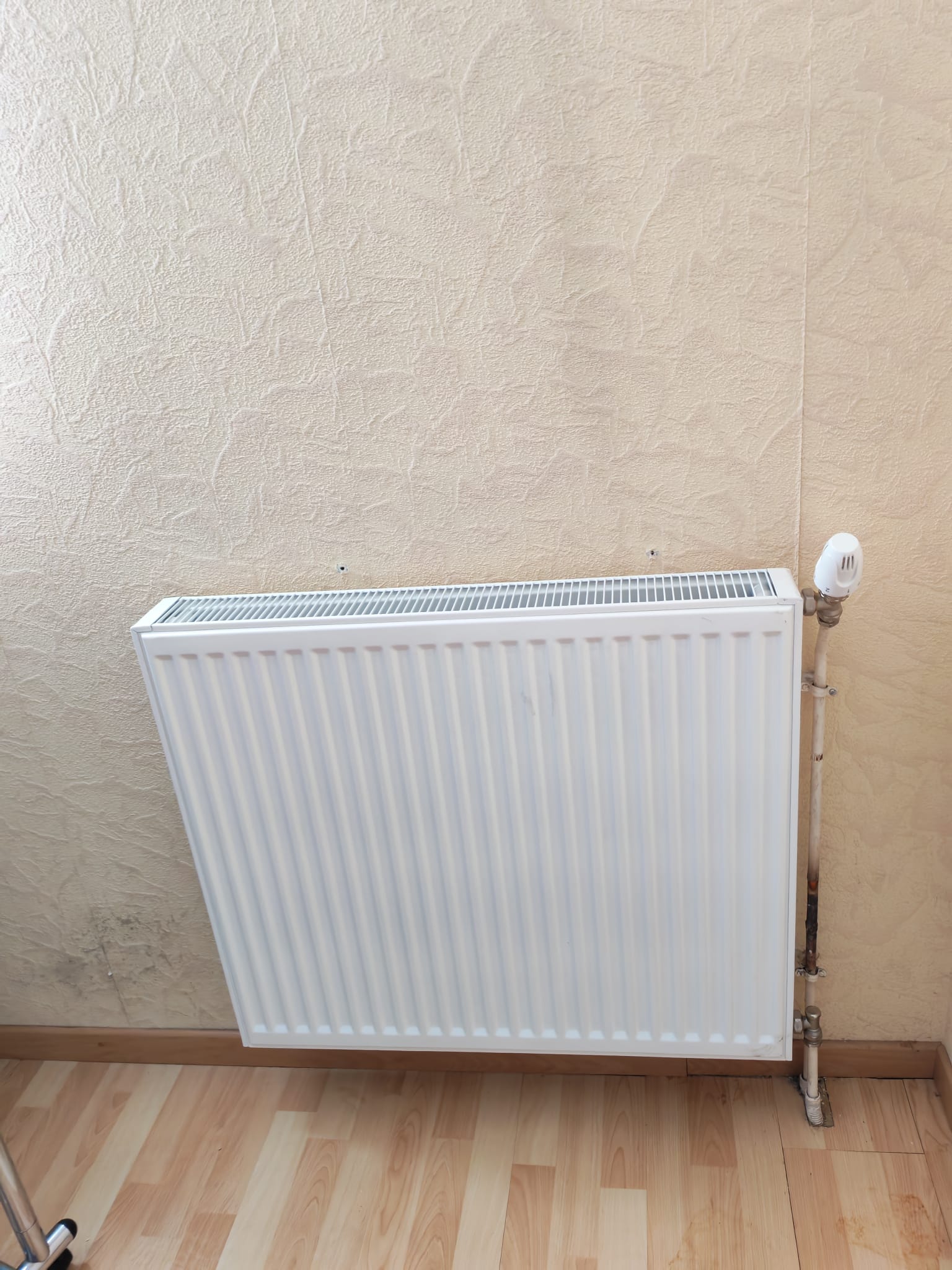 Pose de radiateur